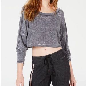 Free People Movement Grey Pacific Long Sleeve Top
